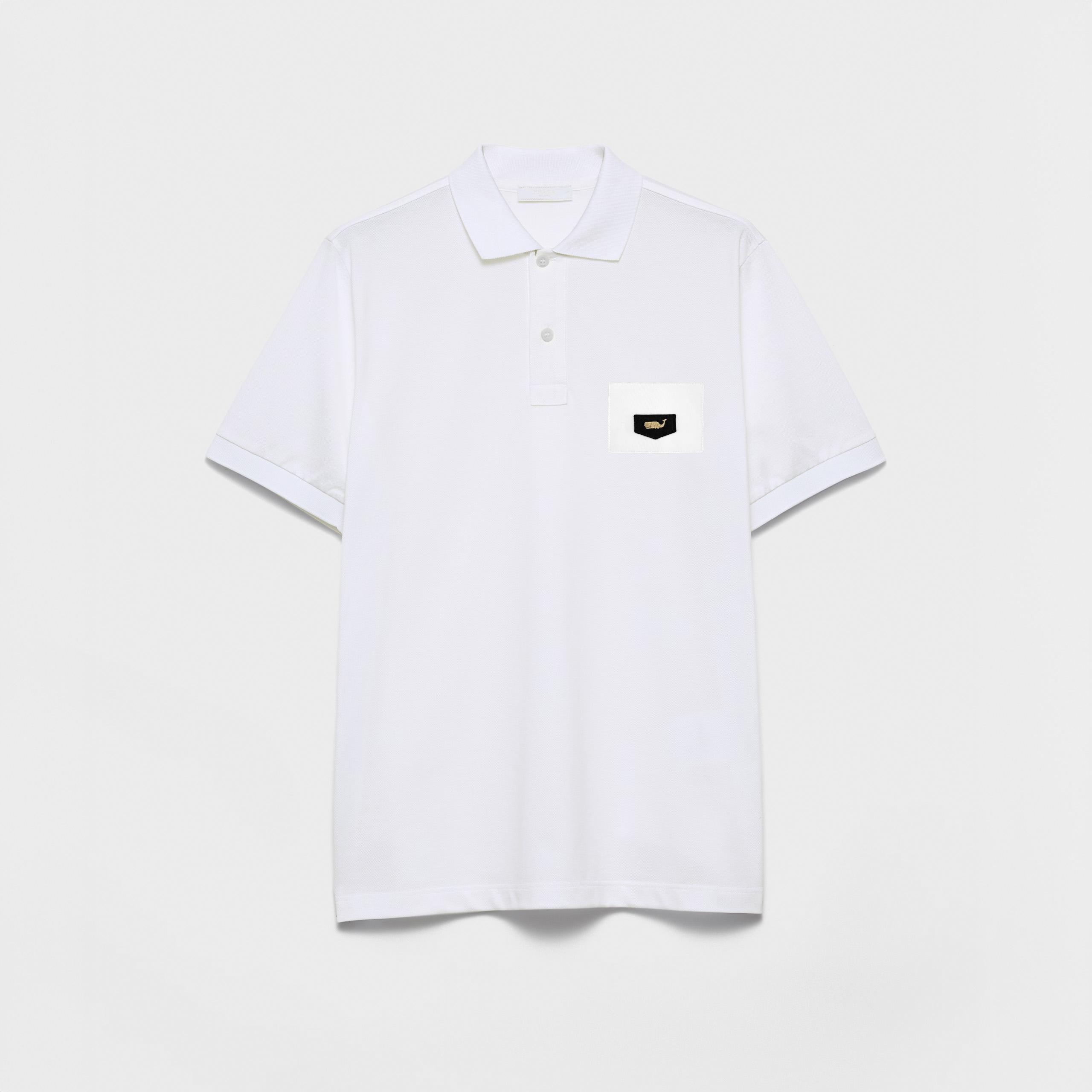 Camisa Polo Piquê Branca Atero_01