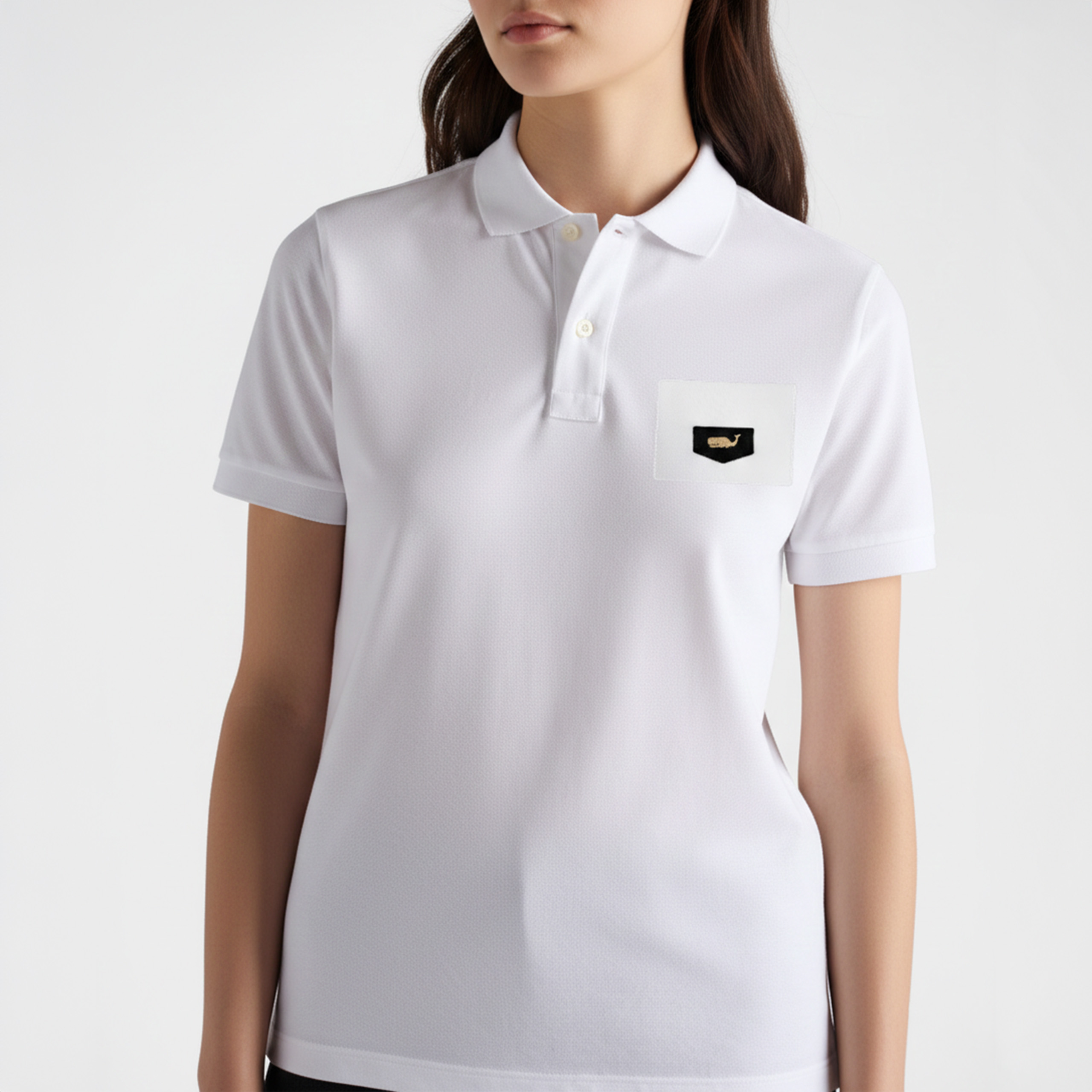 Camisa Polo Piquê Branca Atero_02